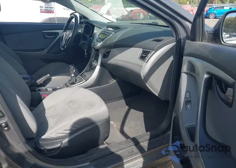 2012 Hyundai Elantra Gls from USA, damaged, VIN 5NPDH4AE0CH078667